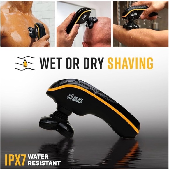 The Cut Buddy Bald Buddy Head Shaver Waterproof Rechargeable Electric Razor - Picture 7 of 7